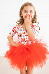 Puppy Love 3/4 Sleeve Tutu Leotard - Mila & Rose ®