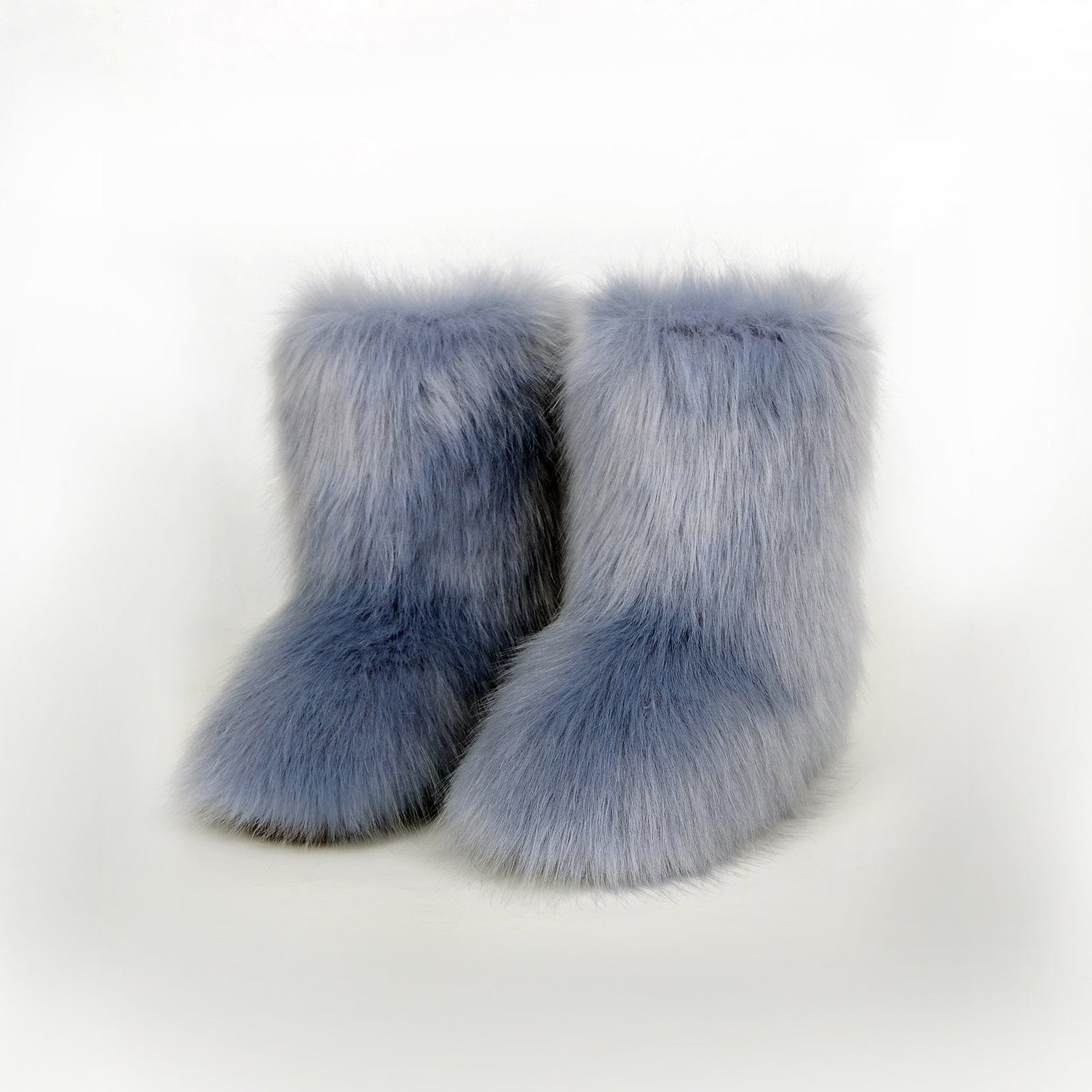 Thermal Fuzzy Platform Boots - Trendsi