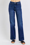 Judy Blue Full Size Tummy Control Straight Jeans - Trendsi