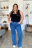 Judy Blue Full Size High Rise Straight Jeans - Trendsi