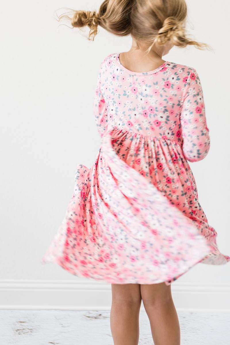 Azalea 3/4 Sleeve Pocket Twirl Dress - Mila & Rose ®