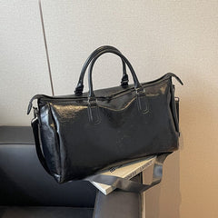 PU Leather Oversize Travel Bag - Trendsi