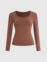 Round Neck Long Sleeve T-Shirt