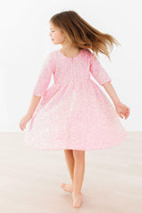 Bubblegum Pink Sequin Dress - Mila & Rose ®