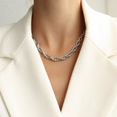 Titanium Steel Chain Necklace Trendsi