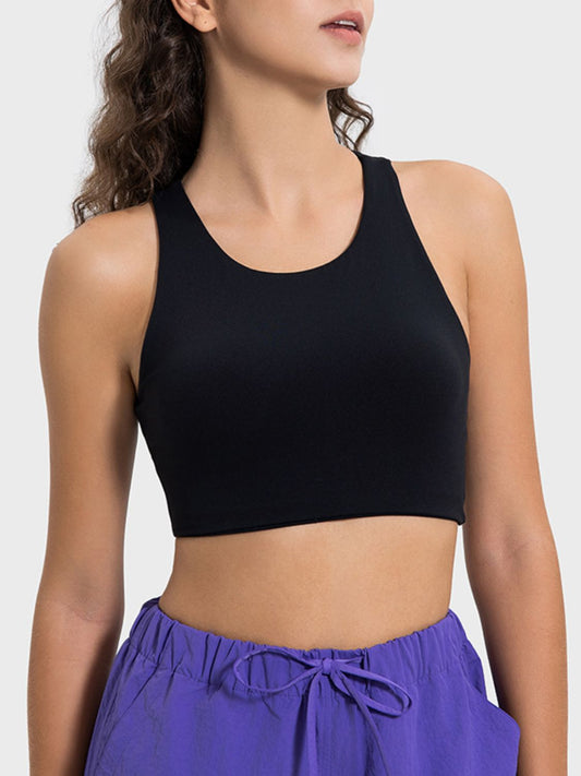 Cutout Round Neck Active Tank Trendsi