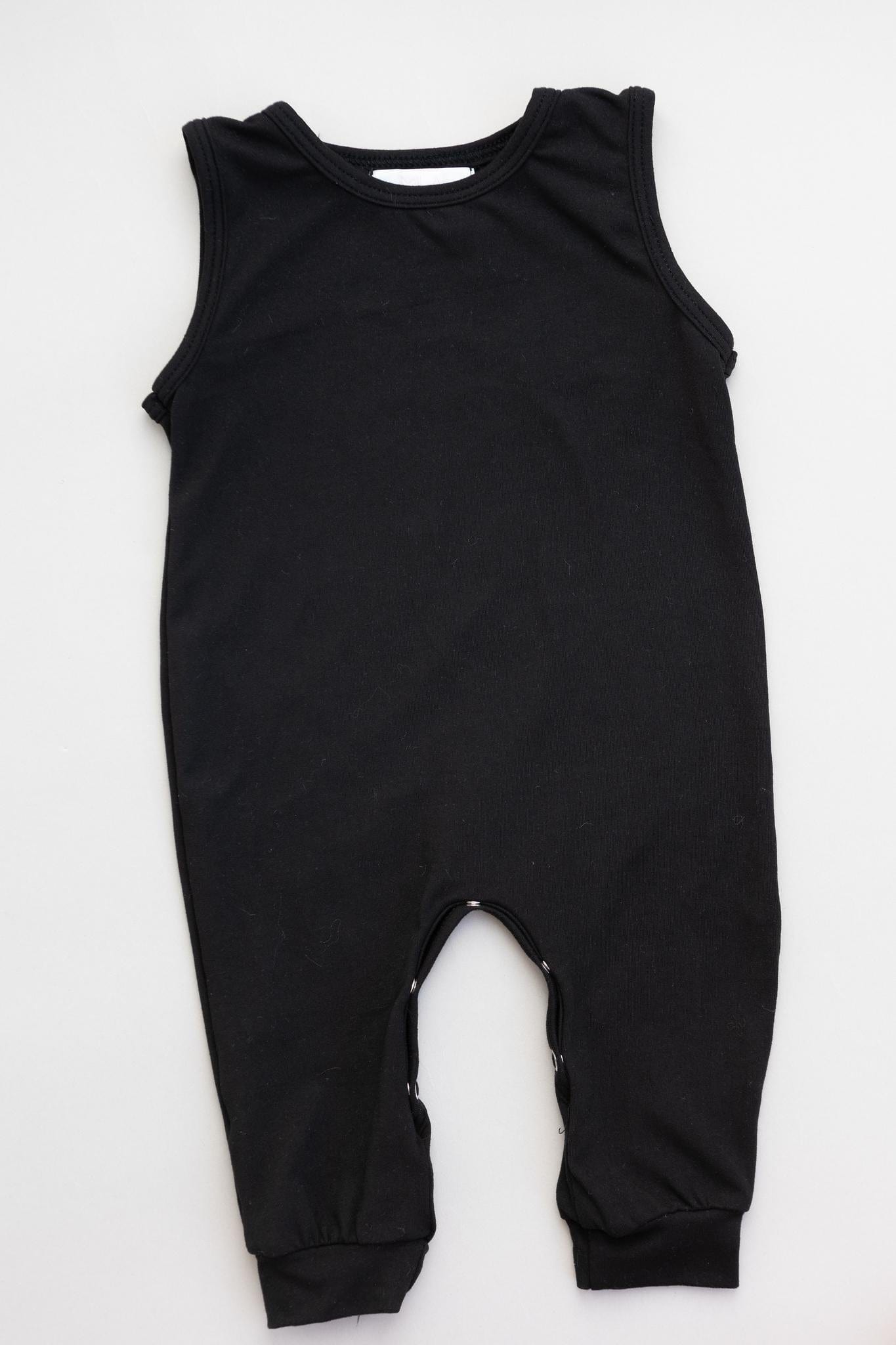 Black Tank One-Piece Jogger - Mila & Rose ®