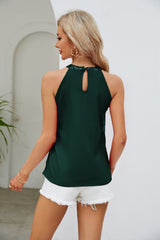 Sequin Grecian Neck Tank - Flyclothing LLC