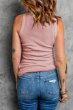 Solid Round Neck Tank - Flyclothing LLC