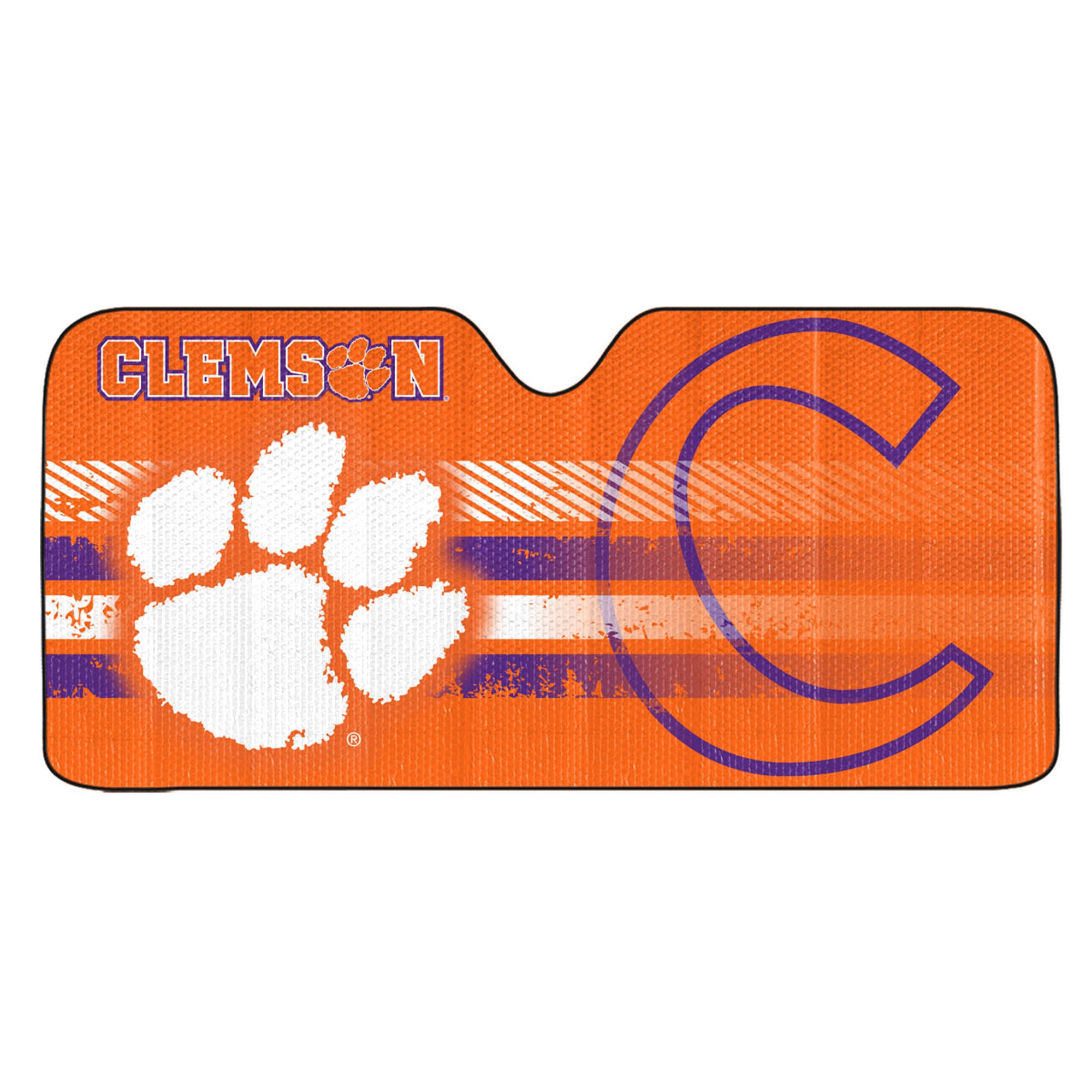 Clemson Tigers Windshield Sun Shade - Clemson