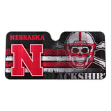 Nebraska Cornhuskers Windshield Sun Shade