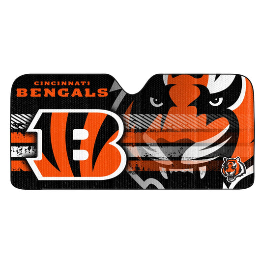 Cincinnati Bengals Windshield Sun Shade - Cincinnati Bengals