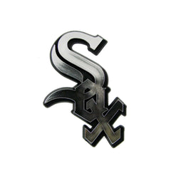 Chicago White Sox Molded Chrome Plastic Emblem - Chicago White Sox