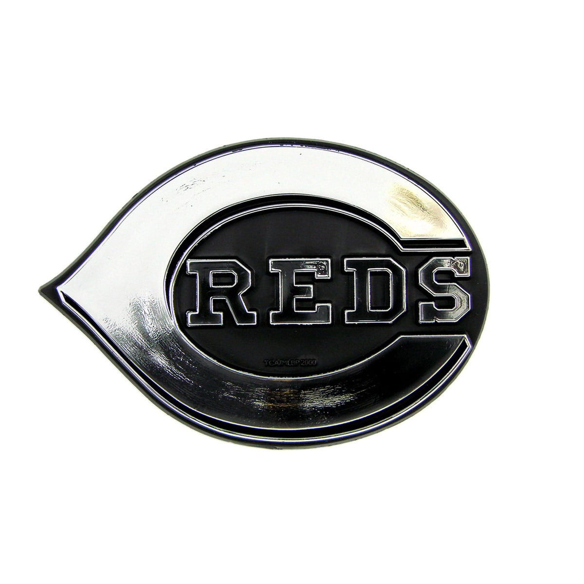 Cincinnati Reds Molded Chrome Plastic Emblem - Cincinnati Reds