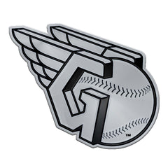 Cleveland Guardians Guardians Molded Chrome Plastic Emblem - Cleveland Guardians