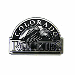 Colorado Rockies Molded Chrome Plastic Emblem - Colorado Rockies