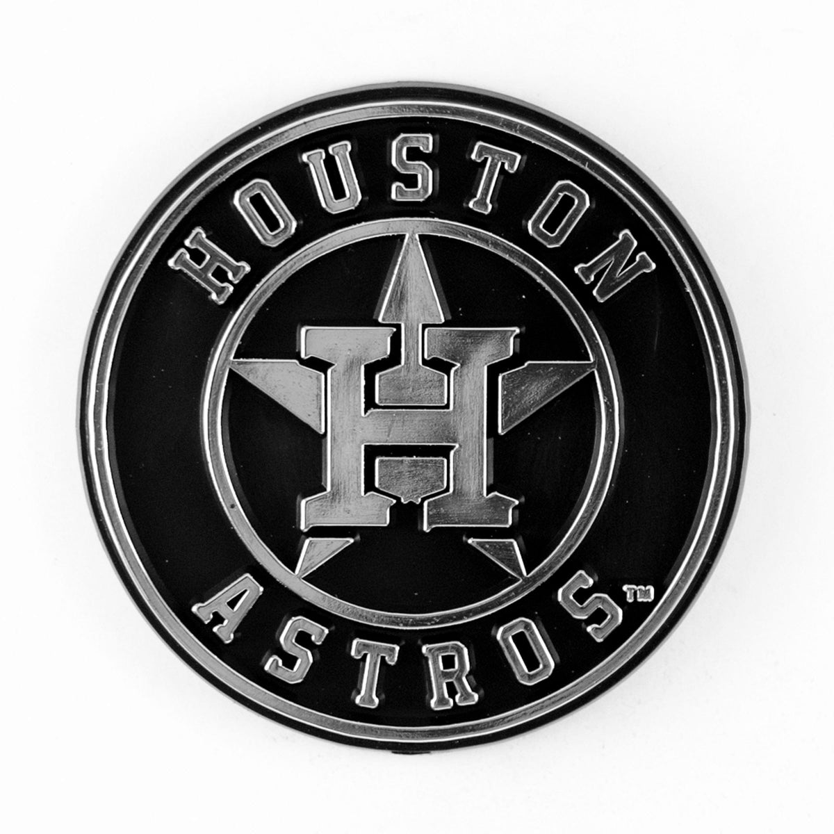 Houston Astros Molded Chrome Plastic Emblem - Houston Astros