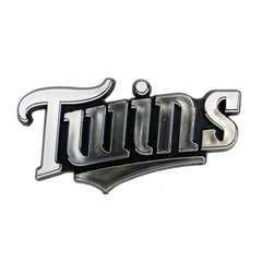 Minnesota Twins Molded Chrome Plastic Emblem - Minnesota Twins