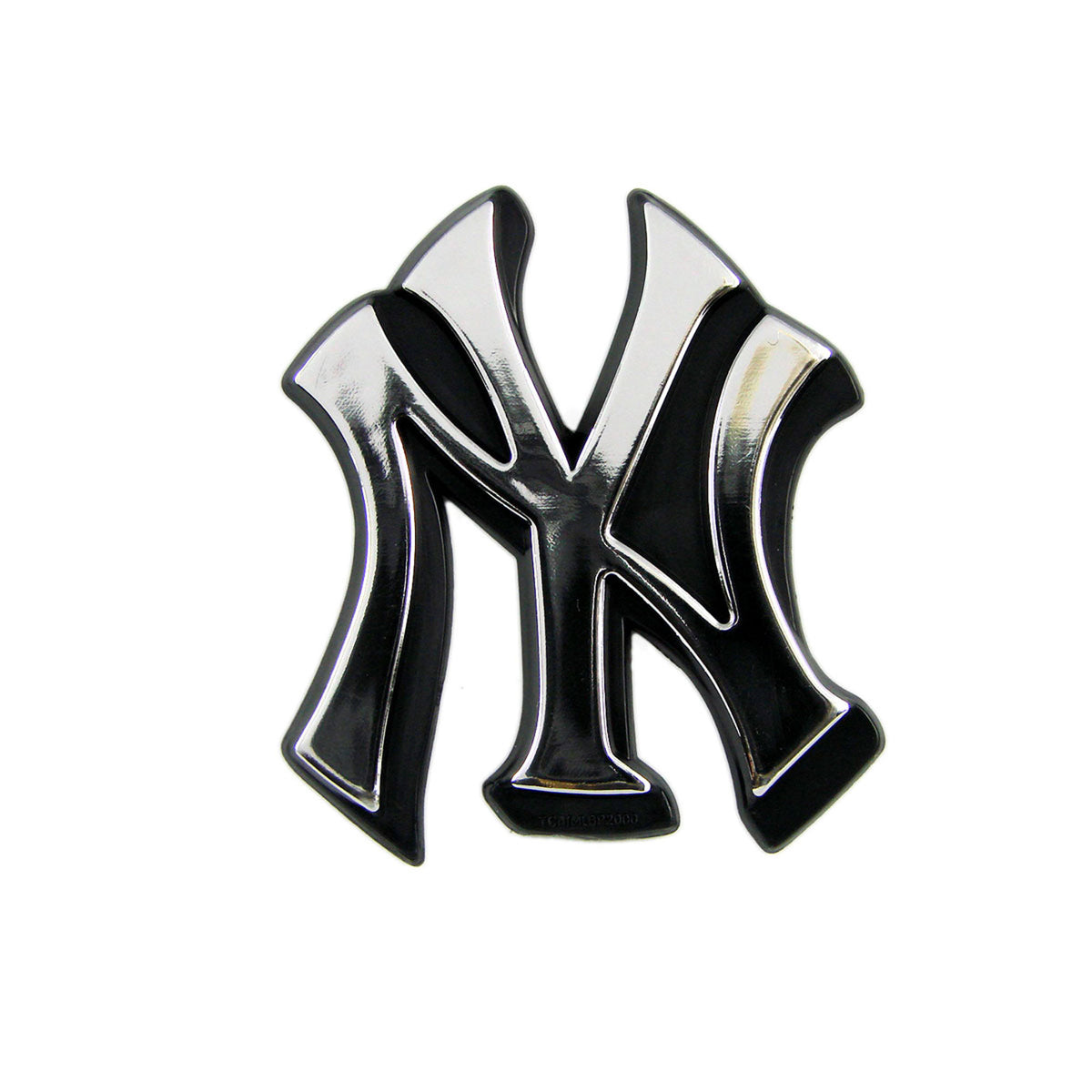 New York Yankees Molded Chrome Plastic Emblem