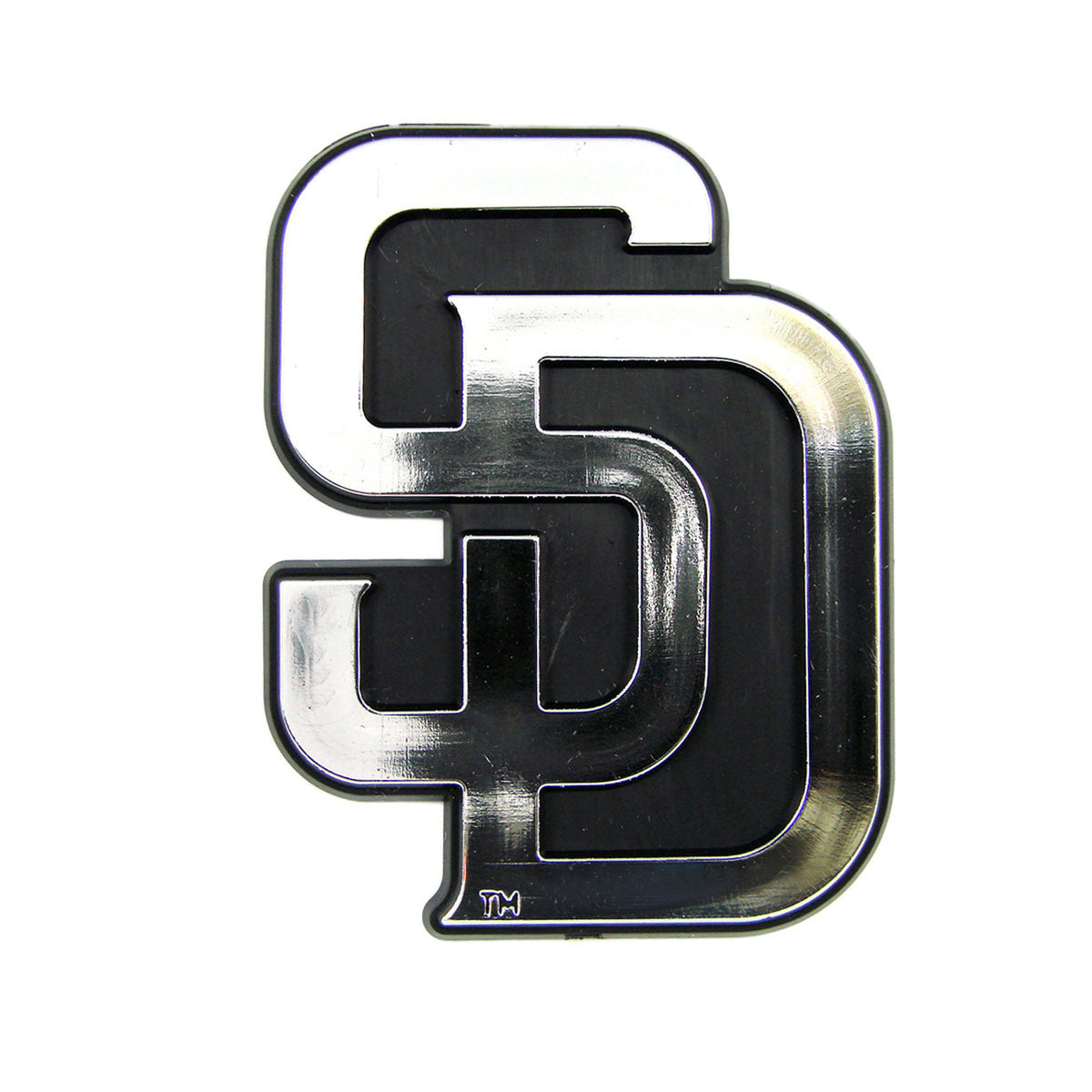 San Diego Padres Molded Chrome Plastic Emblem