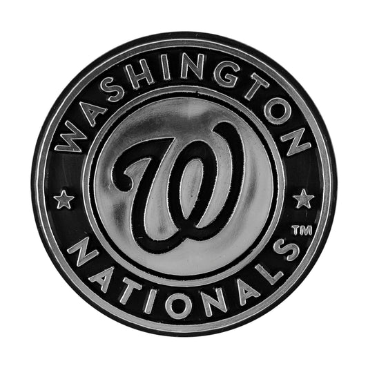 Washington Nationals Molded Chrome Plastic Emblem