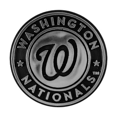 Washington Nationals Molded Chrome Plastic Emblem