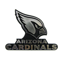 Arizona Cardinals Molded Chrome Plastic Emblem