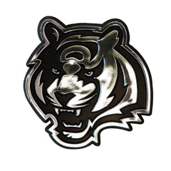 Cincinnati Bengals Molded Chrome Plastic Emblem