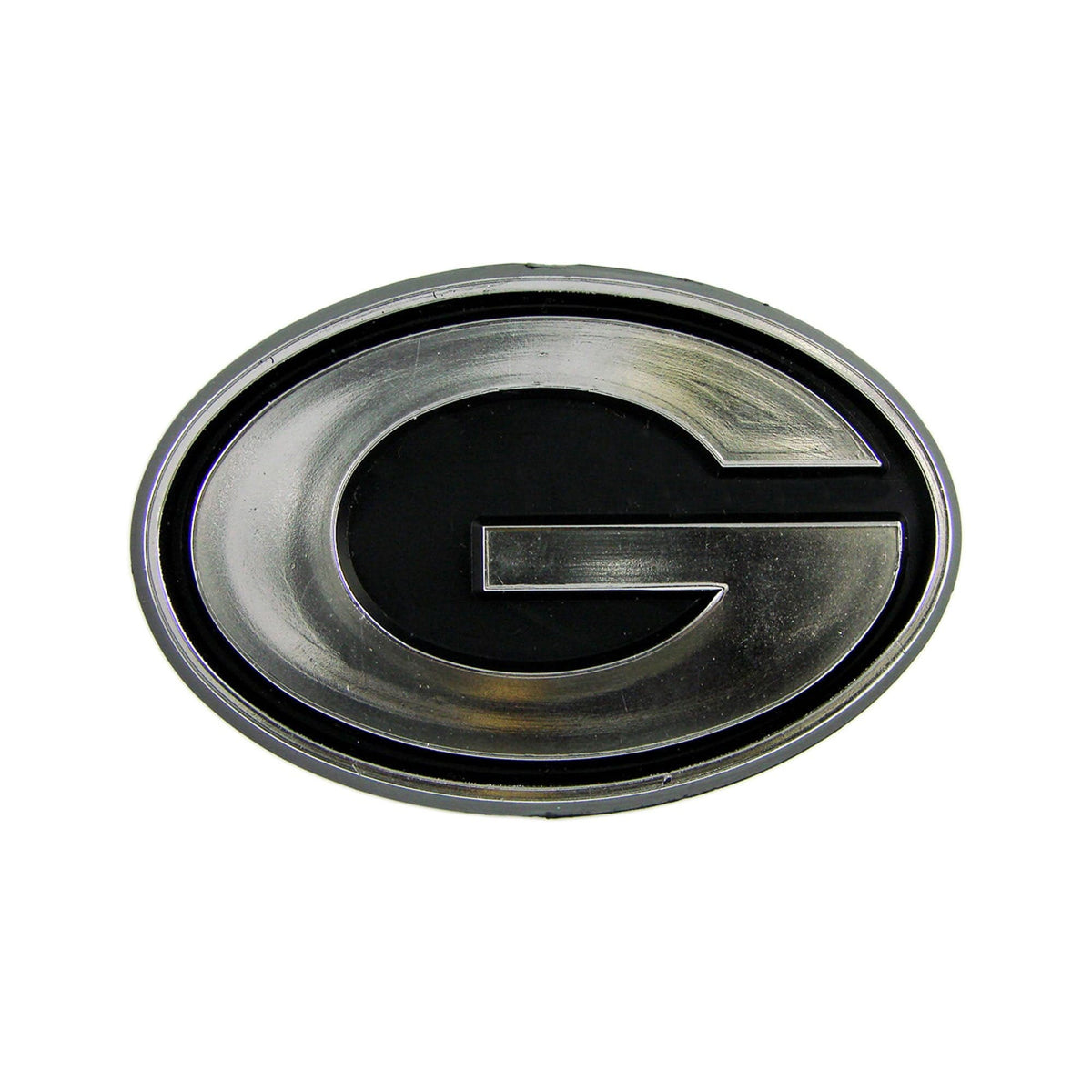 Green Bay Packers Molded Chrome Plastic Emblem - Green Bay Packers