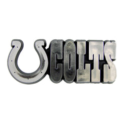 Indianapolis Colts Molded Chrome Plastic Emblem