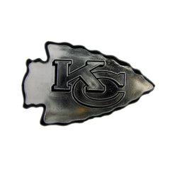 Kansas City Chiefs Molded Chrome Plastic Emblem - Kansas City Chiefs