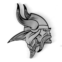 Minnesota Vikings Molded Chrome Plastic Emblem