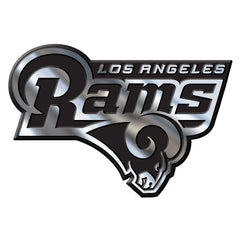 Los Angeles Rams Molded Chrome Plastic Emblem