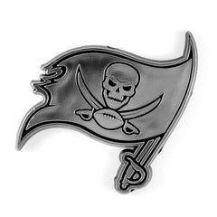 Tampa Bay Buccaneers Molded Chrome Plastic Emblem