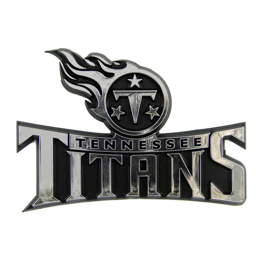 Tennessee Titans Molded Chrome Plastic Emblem