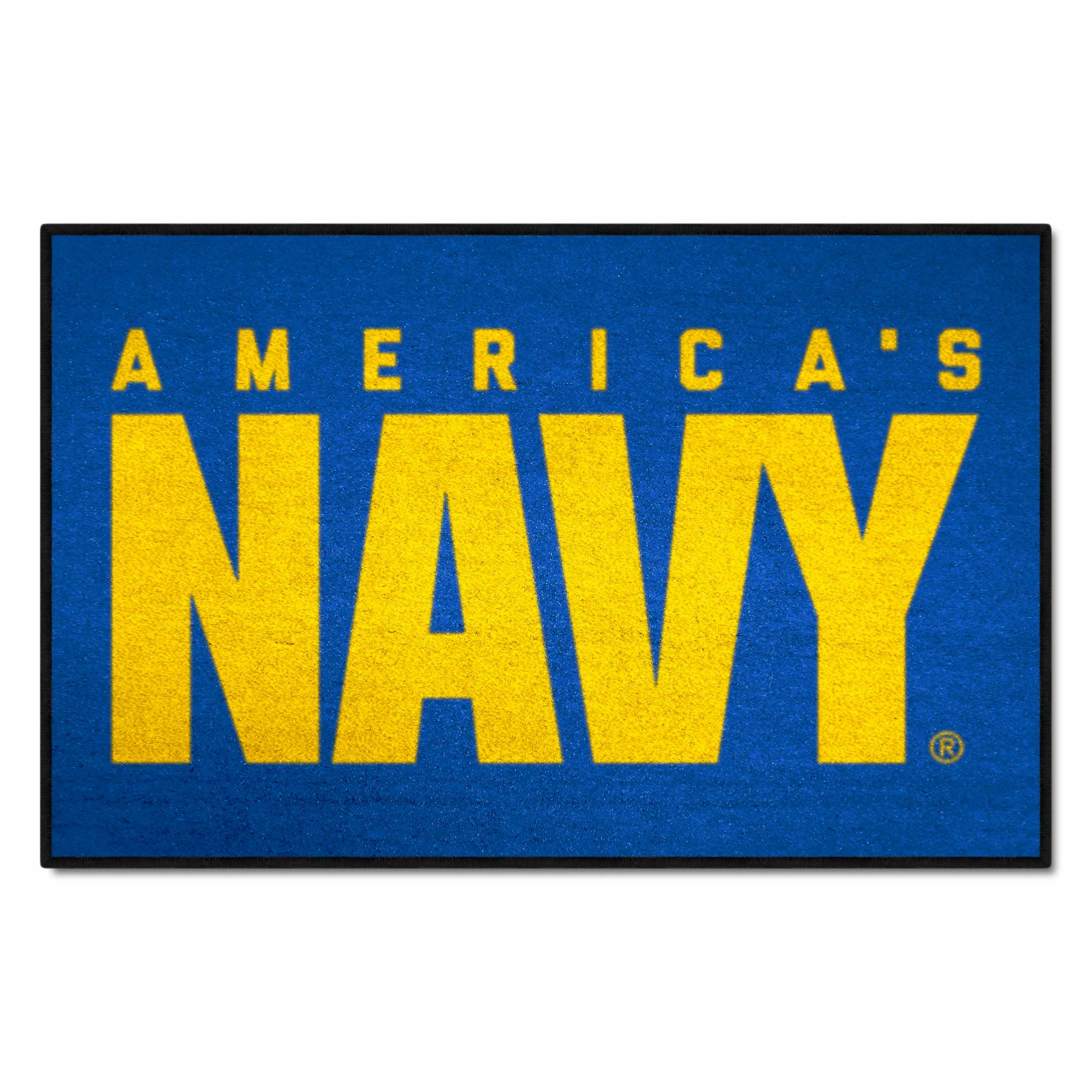 U.S. Navy Starter Mat Accent Rug - 19in. x 30in. - U.S. Navy