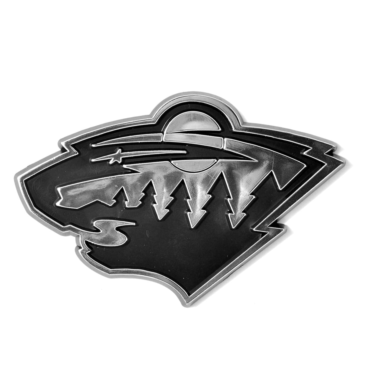 Minnesota Wild Molded Chrome Plastic Emblem