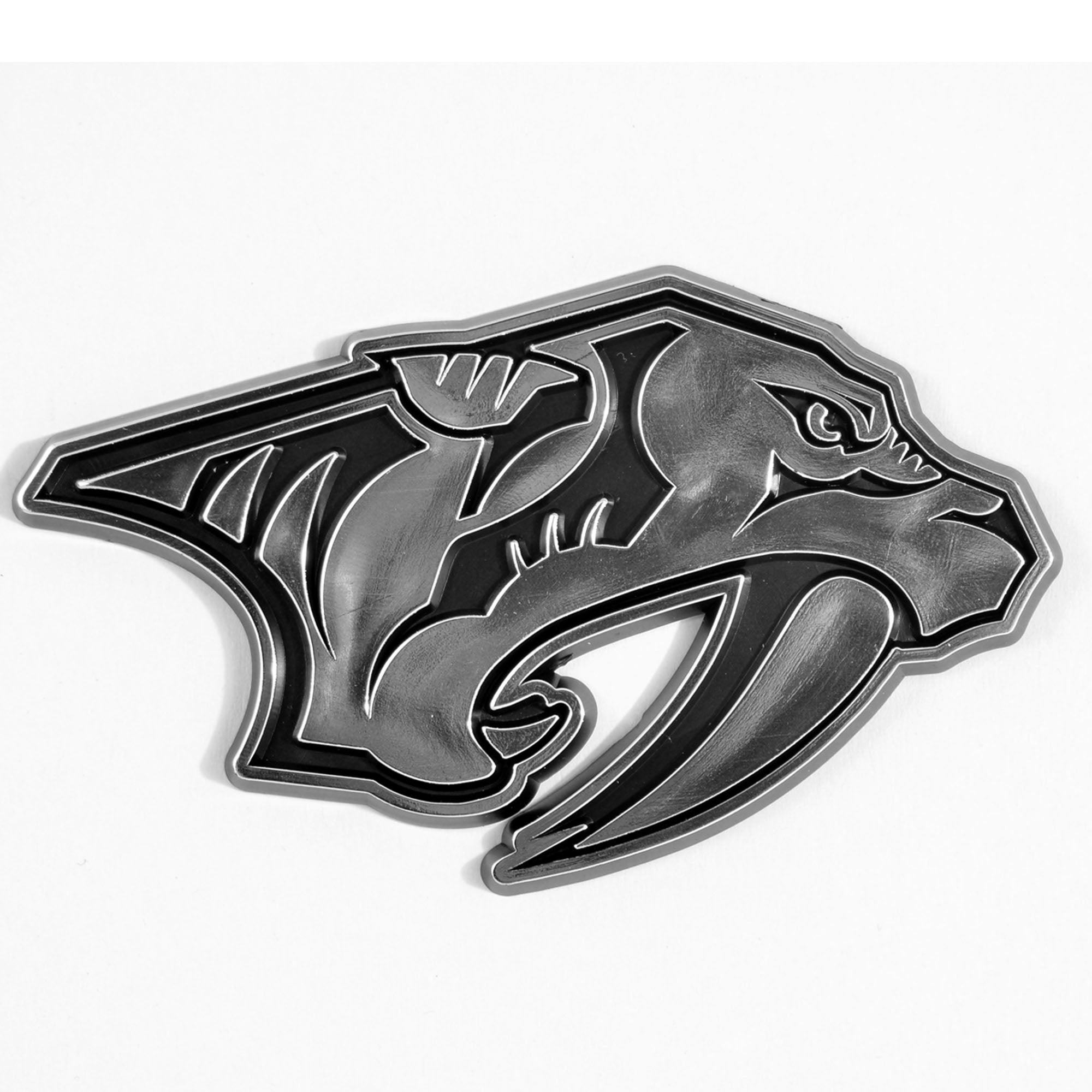 Nashville Predators Molded Chrome Plastic Emblem