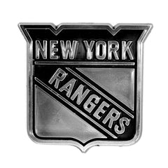 New York Rangers Molded Chrome Plastic Emblem