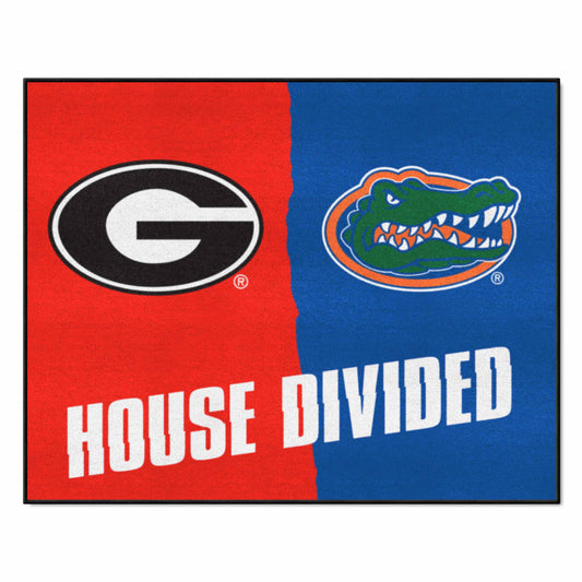 House Divided - Georgia / Florida House Divided House Divided Rug - 34 in. x 42.5 in. - House Divided - Georgia / Florida