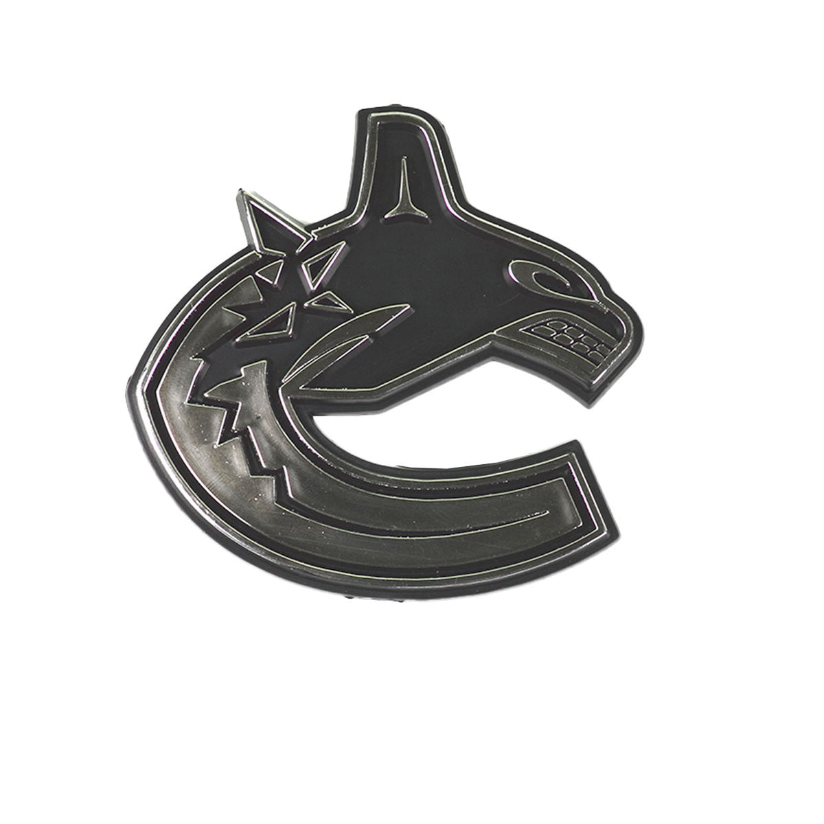 Vancouver Canucks Molded Chrome Plastic Emblem