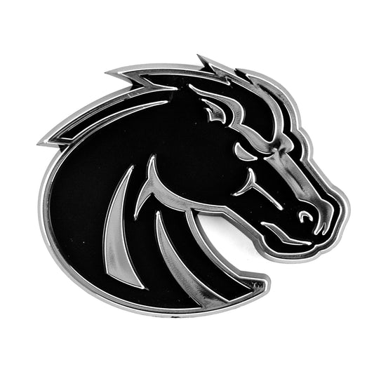 Boise State Broncos Molded Chrome Plastic Emblem