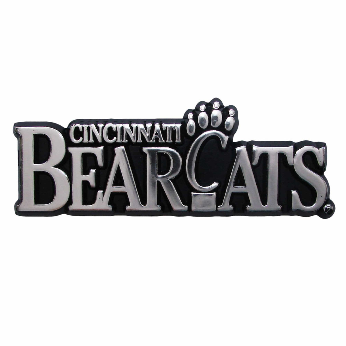 Cincinnati Bearcats Molded Chrome Plastic Emblem - Cincinnati