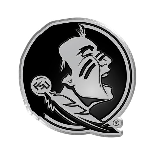 Florida State Seminoles Molded Chrome Plastic Emblem