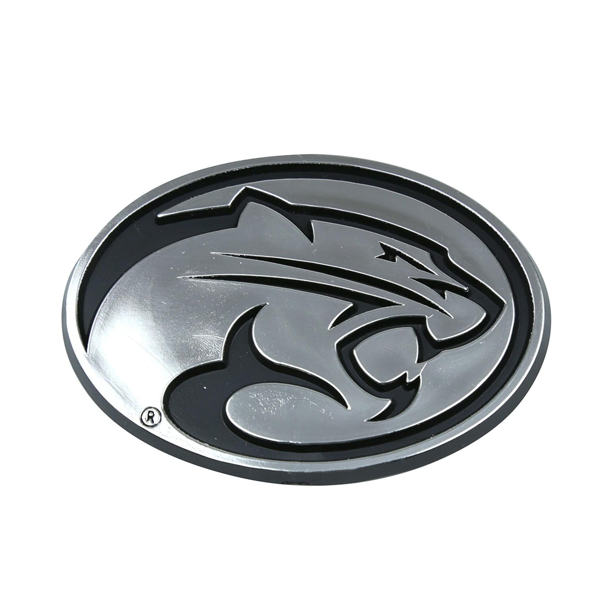 Houston Cougars Molded Chrome Plastic Emblem - Houston