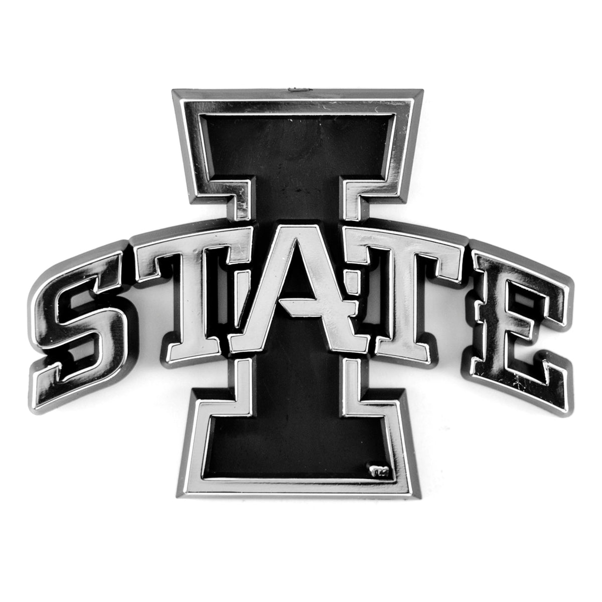 Iowa State Cyclones Molded Chrome Plastic Emblem