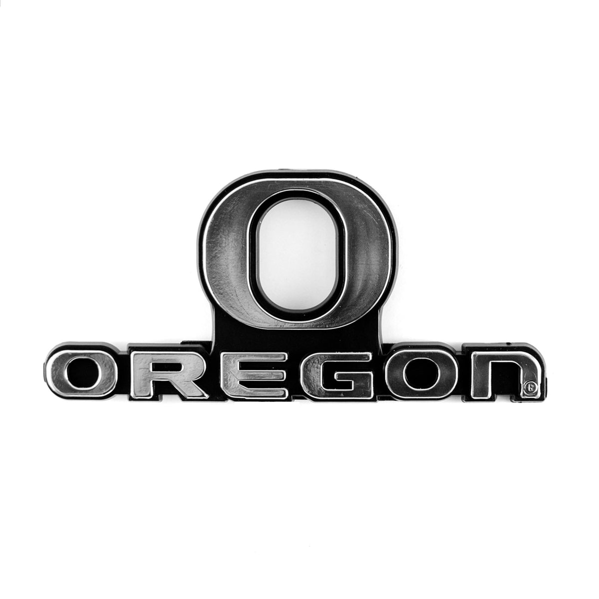 Oregon Ducks Molded Chrome Plastic Emblem