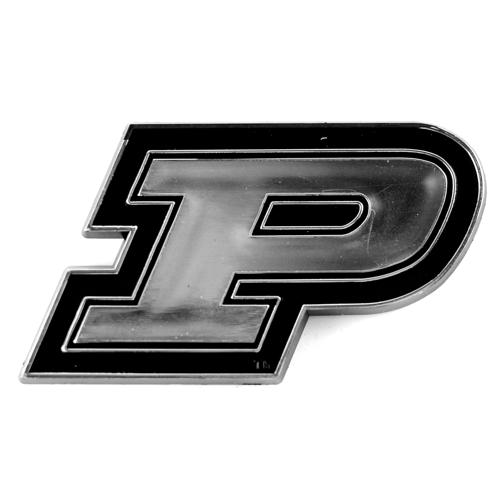 Purdue Boilermakers Molded Chrome Plastic Emblem