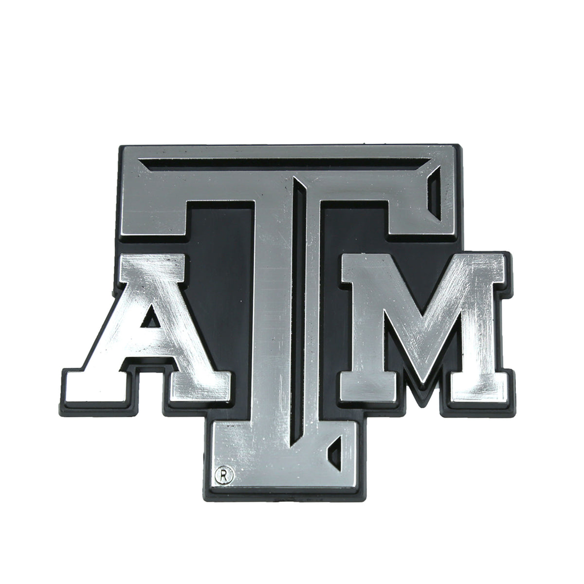 Texas A&M Aggies Molded Chrome Plastic Emblem