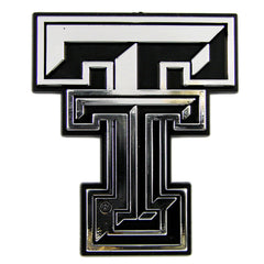 Texas Tech Red Raiders Molded Chrome Plastic Emblem